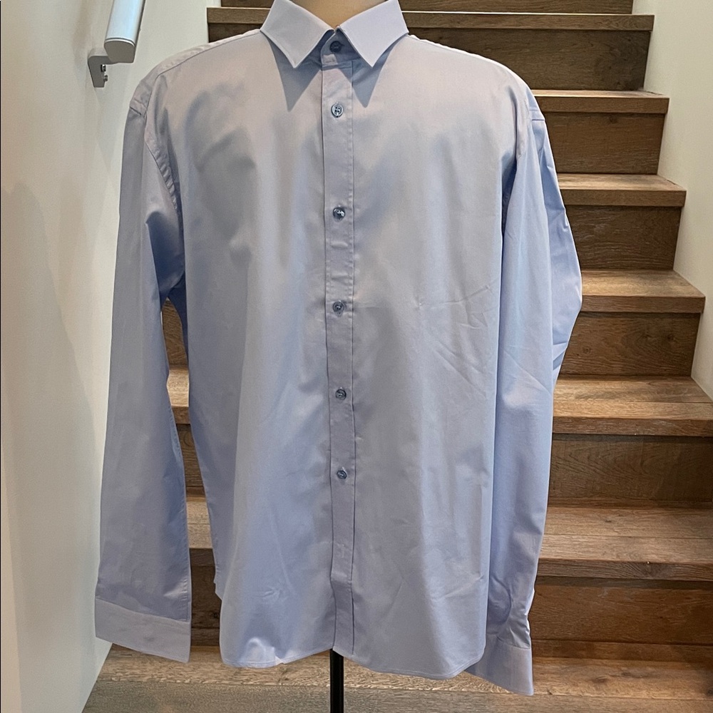 Versace Collection Light Blue Men's Dress Shirt